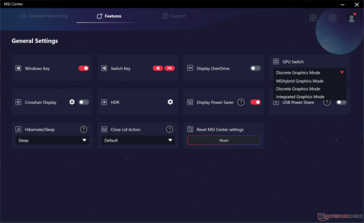 General system settings