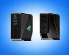 ROG Flux Charger Dock with 260 W power, 140 W charging, and a 1.9-inch LCD