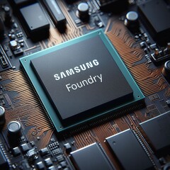 Samsung Foundry has finally received some new orders for its 4 nm node (image generated by DALL-E)