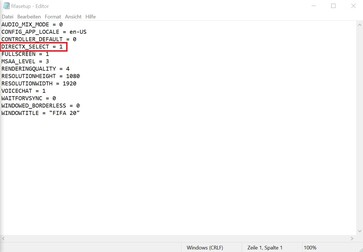 ... you can force FIFA 20 to run in DirectX 11