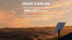 Rural Australia recently got Starlink equipment deal (image: SpaceX)