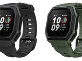 The Xiaomi Amazfit Ares smartwatch is available in black and army green. (Image source: Amazfit)