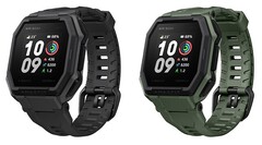 The Xiaomi Amazfit Ares smartwatch is available in black and army green. (Image source: Amazfit)