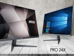 The MSI Pro 24X AiO boasts a super-thin design with narrow bezels (Source: MSI)