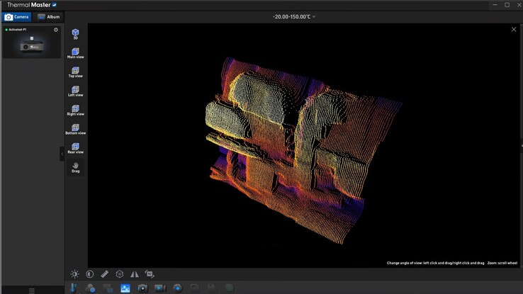 Thermal powered 3D view