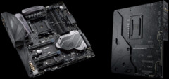 An X570 motherboard from ASUS. (Source: WCCFTech)