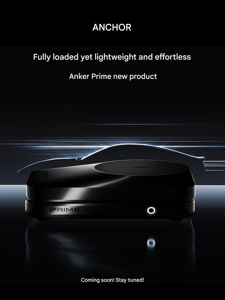 The teaser poster for Anker's Prime Wireless Charging Station