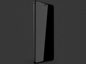The leaked render of the BlackBerry "Ghost" phone without the usual mechanical keyboard. (Source: Evan Blass)
