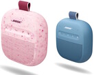 The Bose SoundLink Micro portable speaker (2nd Gen), shown in Petal Pink and Blue Dusk, is on sale at Amazon.