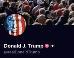 DJT's Truth Social account