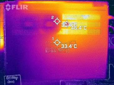 Heat generation bottom side (load)