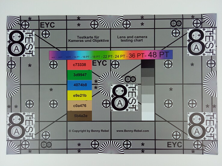 Sony Xperia L3 - Test chart