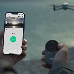 DJI will debut its new tracking beacon alongside the Air 3S next week. (Image source: @JasperEllens)