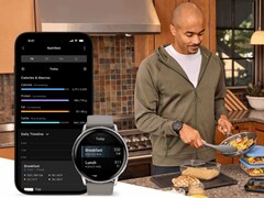 Garmin’s Venu 4 (pictured) is one of three smartwatches getting a new nutrition logging feature. (Image source: Garmin)