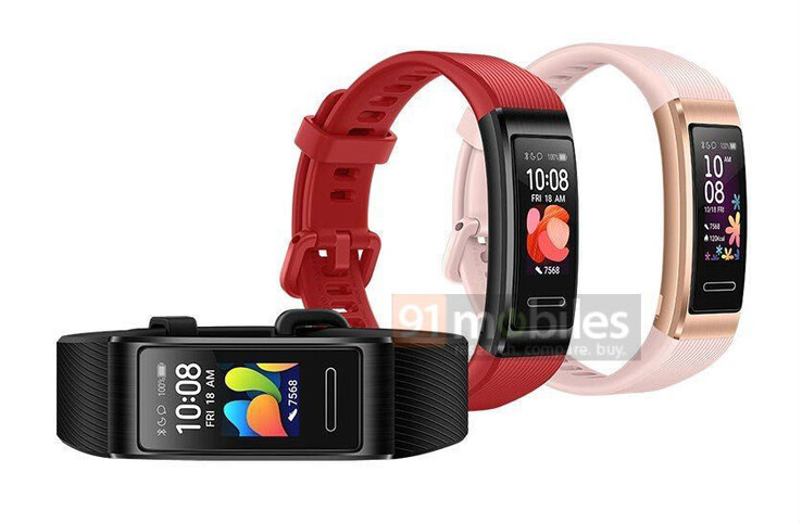 The Huawei Band 4 Pro. (Image source: 91mobiles)