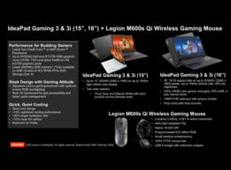 Lenovo IdeaPad Gaming 3/3i 15 and 16-inch - Features. (Image Source: Lenovo)