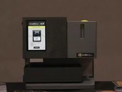 The CardMill identifies trading cards using an AI-powered scanner. (Image source: CardMill via YouTube)