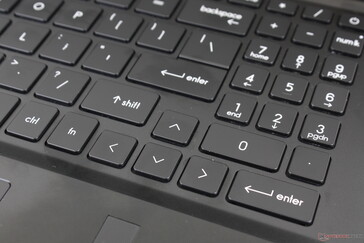 Arrow keys, numpad, and Function keys are small and can feel cramped