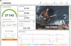 Fire Strike (mains operation, Dyn. Boost 25 Watt)