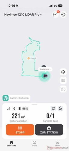 Automatic mapping is in progress