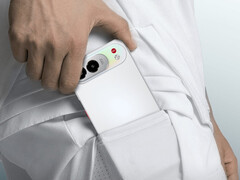 Only the 512GB variant is available to purchase at the moment. Pictured: a promo picture showing the back of the phone.
