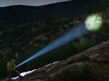 The Olight Marauder 3 has a spotlight that can reach beyond ten football fields.