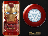 Samsung Galaxy S6 Edge Iron Man Limited Edition and wireless charger