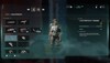 The equipment screen shows weapons, gadgets, and suit subsystems, giving a clear look at how builds will take shape in the full game.