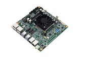 Aaeon's MIX-PT LWV1 Mini ITX motherboard looks like a typical compact SFF motherboard with a built-in fan.