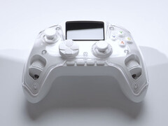 The Anbernic RG G01 in its white colourway. (Image source: Anbernic)