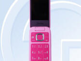 HMD Global's next flip phone is only expected to be available in a single 'Barbie Pink' colour option. (Image source: TENAA via GSMArena)