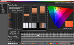 ColorChecker before calibration