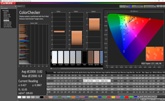 ColorChecker before calibration