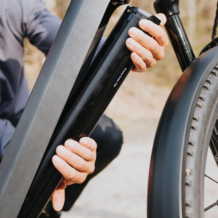 The Bosch PowerTube 540 battery will have the same weight as the PowerTube 500. (Image source: Bosch)