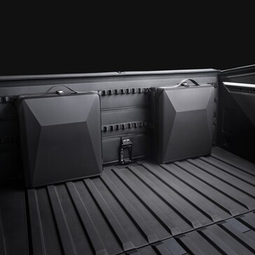Cybertruck jumpseats, folded