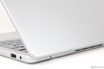 Matte gray exterior hides fingerprints well