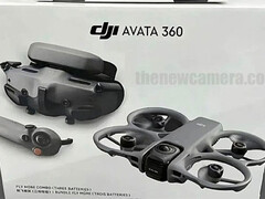 Alleged DJI Avata 360 retail packaging. (Image source: via The New Camera)