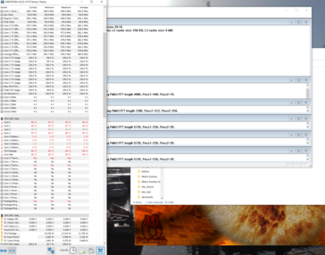 99°C core temperature, thermal throttling and 400 MHz core clock. Not a good result in our stress test.