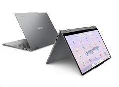 The Lenovo Chromebook Plus 2-in-1 sports a 14-inch IPS display with touch support. (Image source: Lenovo)