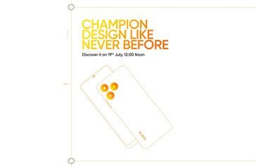 Realme previews the C53's main "Champion" attributes. (Source: Realme IN)