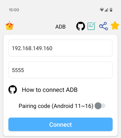 If you have a spare Android device, the ADB app is by far the easiest and quickest way to issue commands to your Google TV (Image Source: Notebookcheck)