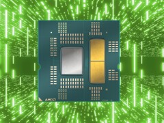 AMD Zen 7 Grimlock Halo APU reportedly features up to 36 Zen 7 cores (AMD Raphael APU pictured above). (Image source: AMD, Unsplash, edited)
