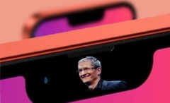 It seems Tim Cook would rather have the iPhone notch reduced than banished. (Image source: CNET - edited)