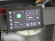 The touchscreen is easy to read