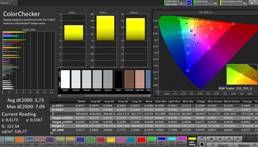 CalMAN color accuracy