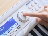 The Casio LK-550WE keyboard