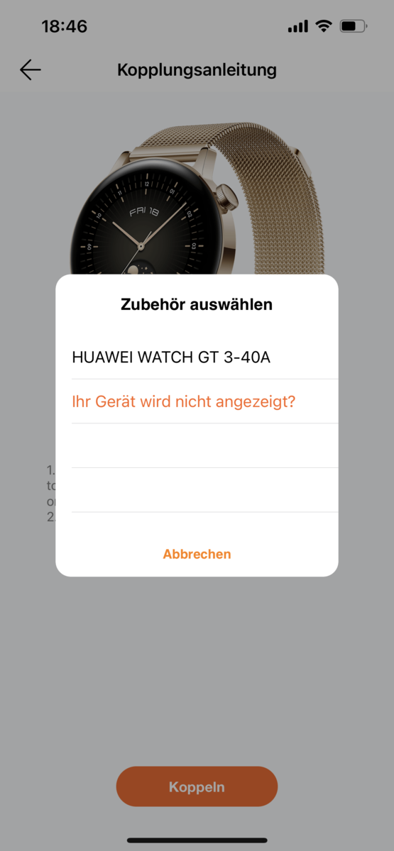 Huawei watch gt pairing sale problem