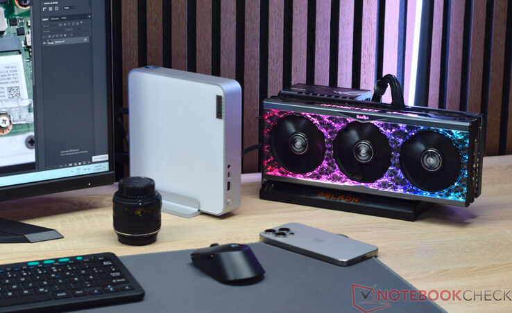 The Lenovo IdeaCentre Mini 5 and the Nvidia GeForce RTX 4090