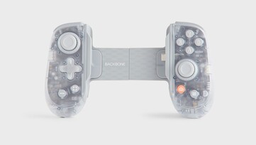 The Bith x Backbone Pro special edition has a white translucent chassis. (Image source: Backbone)