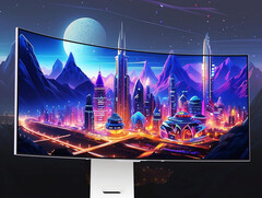 The UltraGear OLED 34GX90SA may look an awful lot like last year&#039;s UltraGear OLED 34GS95QE, pictured. (Image source: LG)
